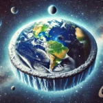 Flat Earth viewed from space