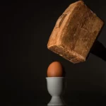 Brown Wooden Mallet Near Brown Chicken Egg