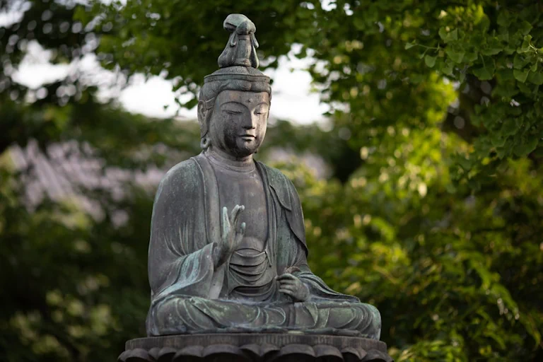 Buddha Statue Near Trees